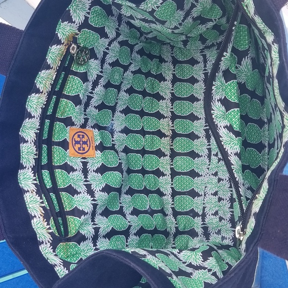 Large Tory Burch Canvas Tote - Picture 6 of 14